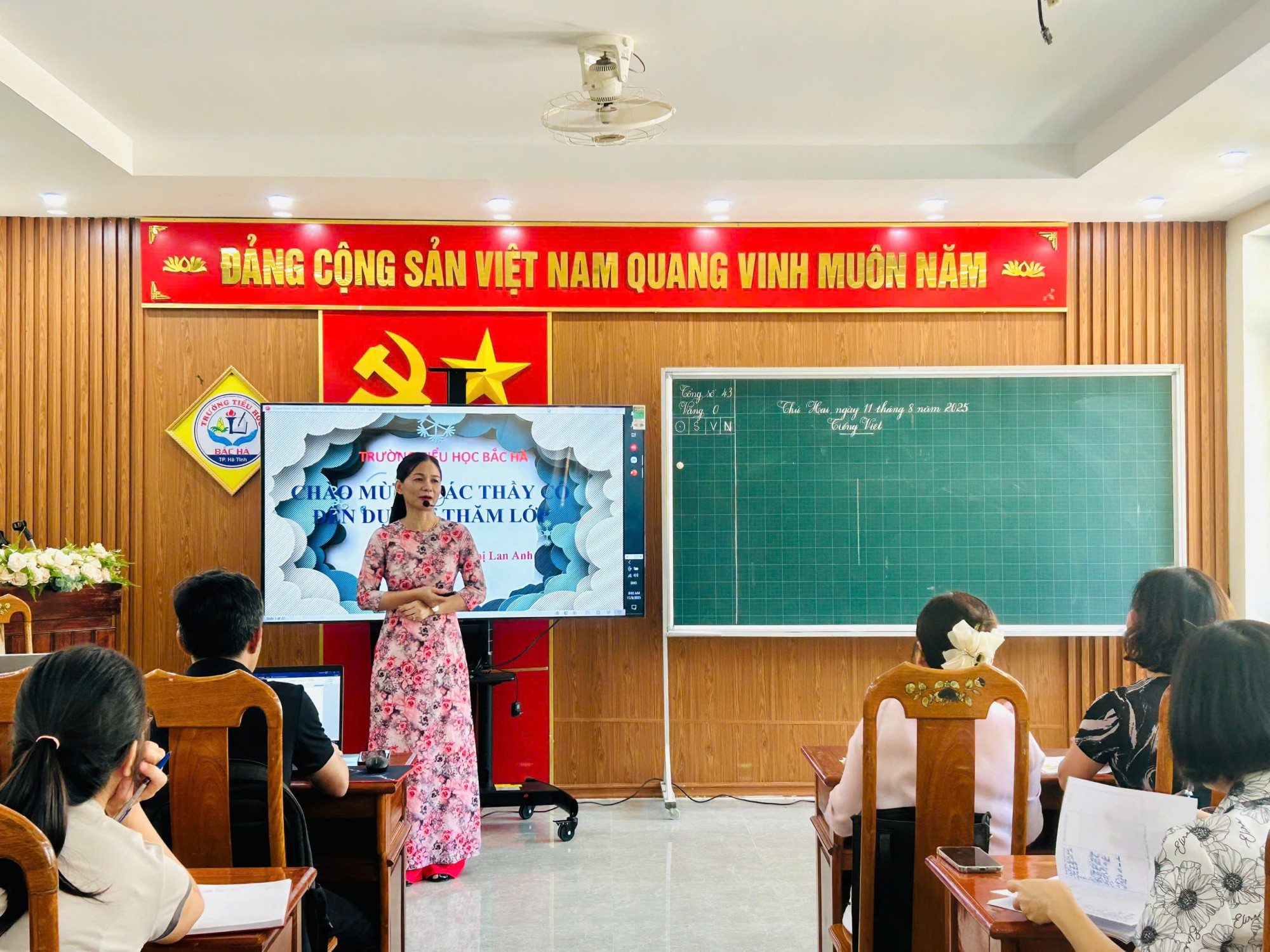 TRƯỜNG TIỂU HỌC BẮC HÀ TỔ CHỨC  NHỮNG TIẾT DẠY THỂ NGHIỆM SÁNG TẠO CÓ SỰ HỖ TRỢ CỦA CÔNG NGHỆ AI