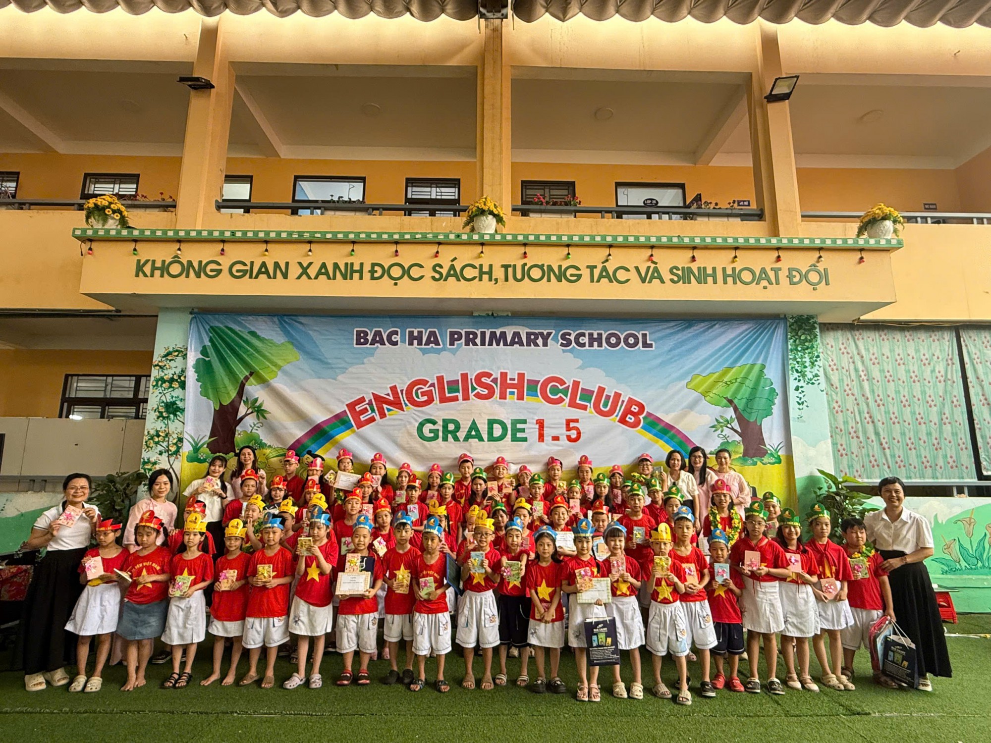 TRƯỜNG TIỂU HỌC BẮC HÀ TỔ CHỨC THÀNH CÔNG CHƯƠNG TRÌNH “RUNG CHUÔNG VÀNG” TIẾNG ANH